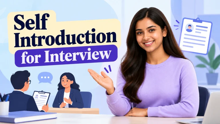 Self Introduction for Interview