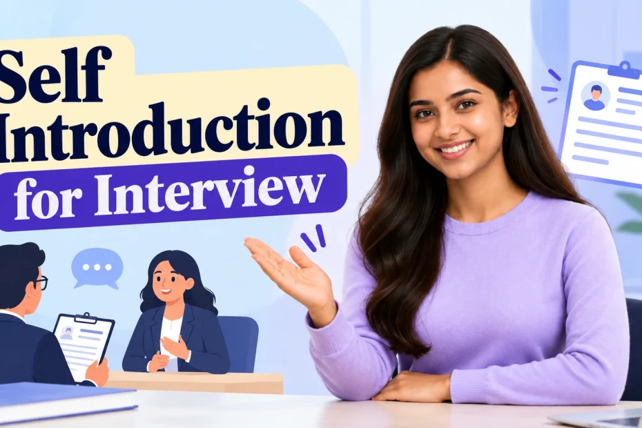 Self Introduction for Interview