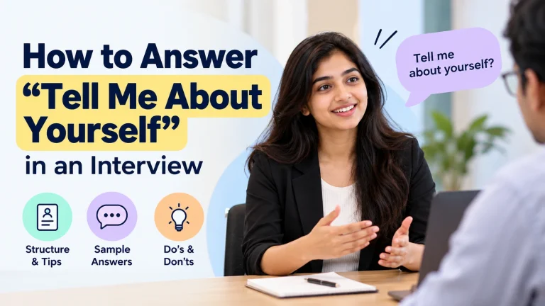 How to Answer “Tell Me About Yourself”
